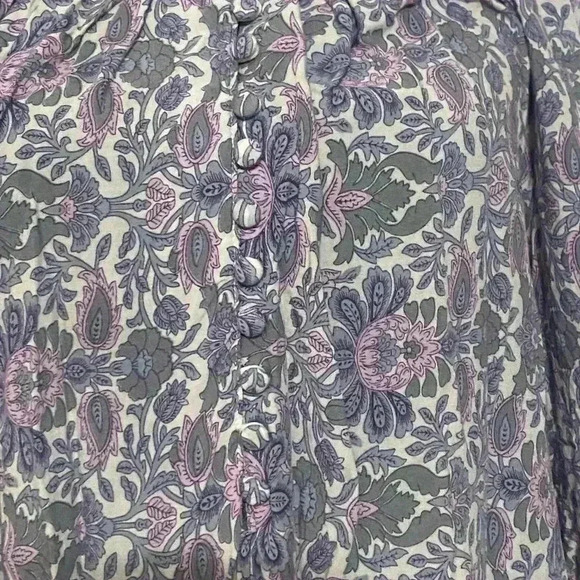 Adrienne Vittadini Purple Boho Peasant Size Size 1X - Picture 3 of 5